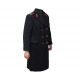 Manteau militaire bleu d'après-guerre de la police de la justice soviétique